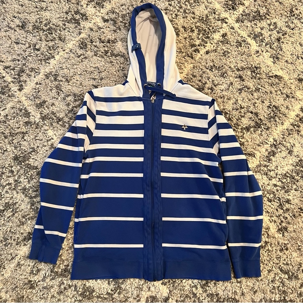 LRG large blue zip up hoodie